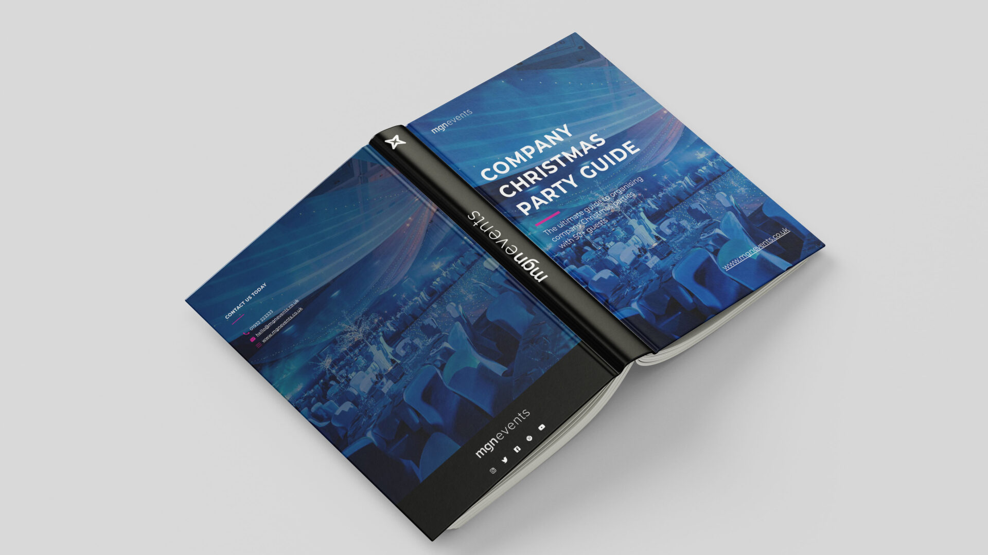 Company Christmas Party Guide Book Cover Image