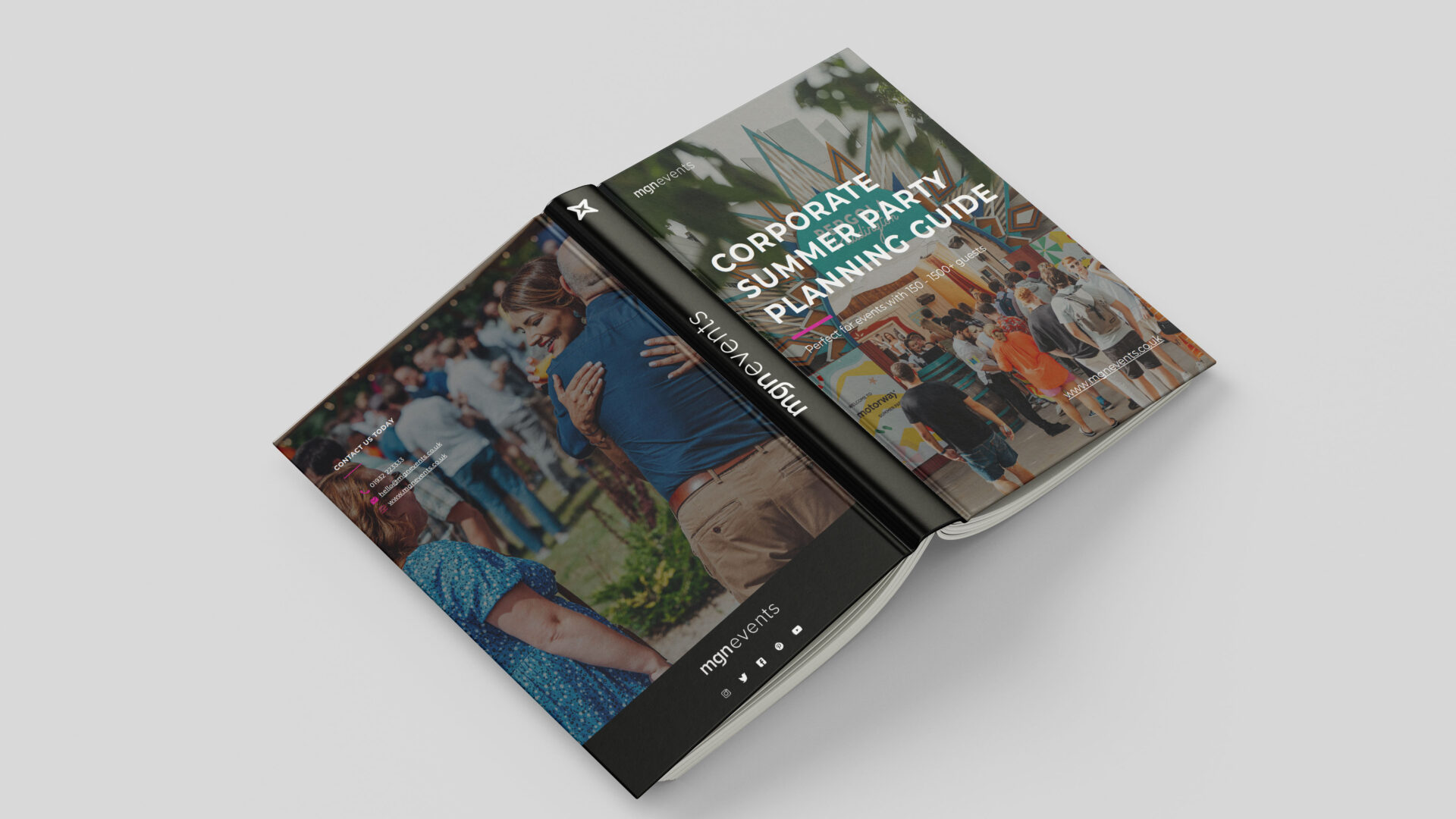 Corporate Summer Party Guide Book Cover