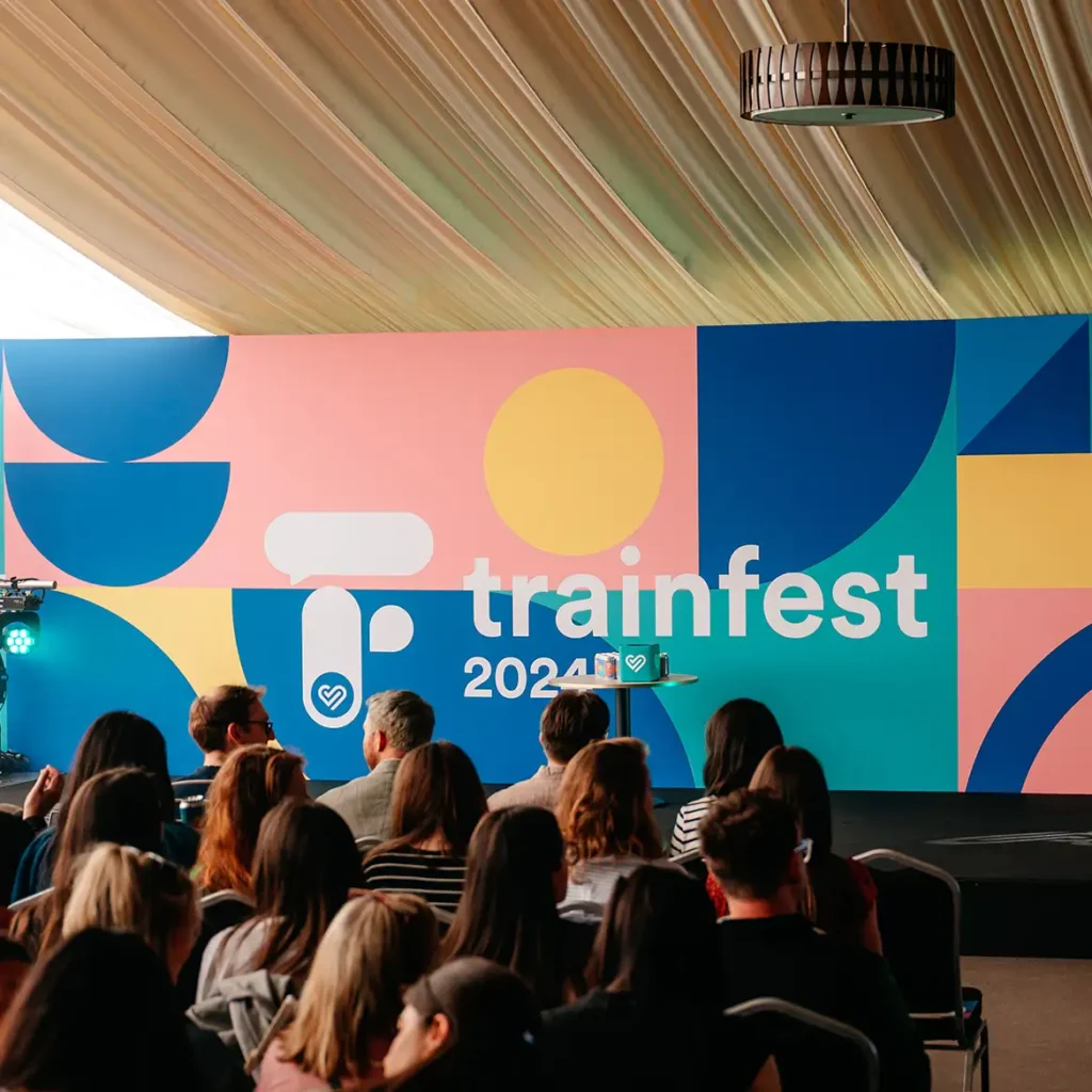 Staging and set design for corporate conference