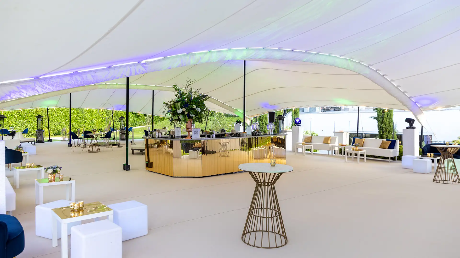 Stretch tent for 40th Birthday Party in Virginia Water