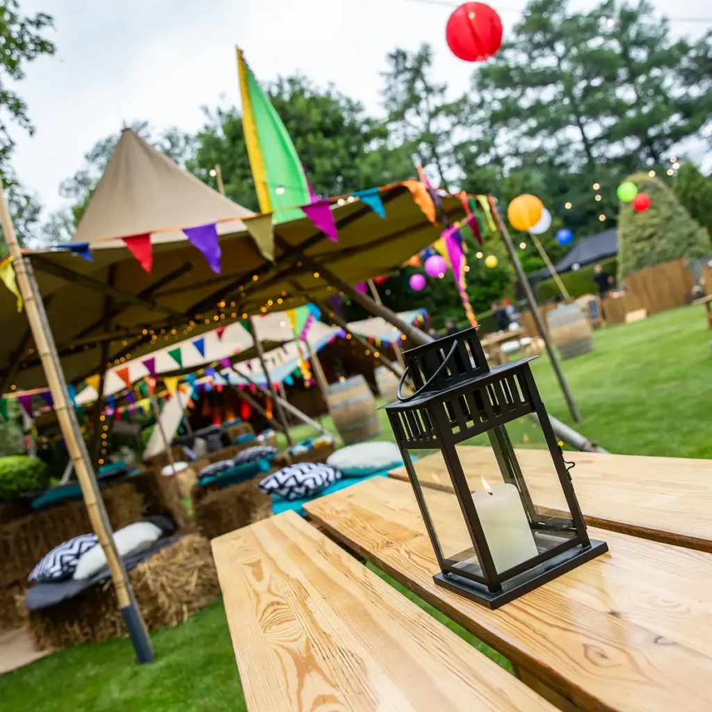 Event styling for festival theme