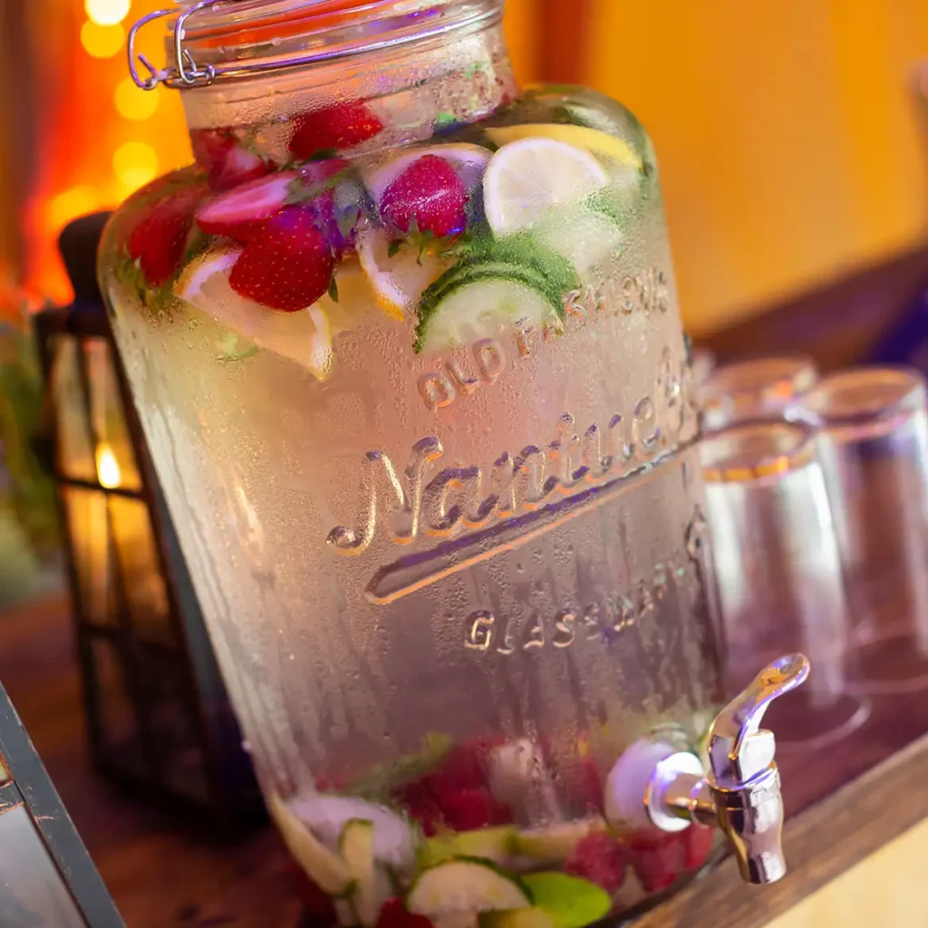 Event drinks and theming