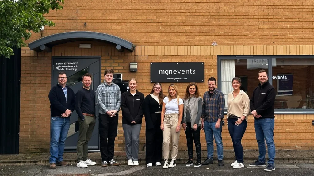 MGN team outside new windsor office
