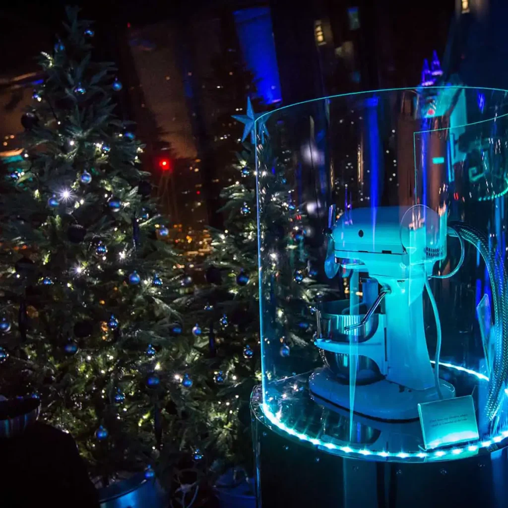 Stunning visual effects and lighting set the scene at corporate events and parties