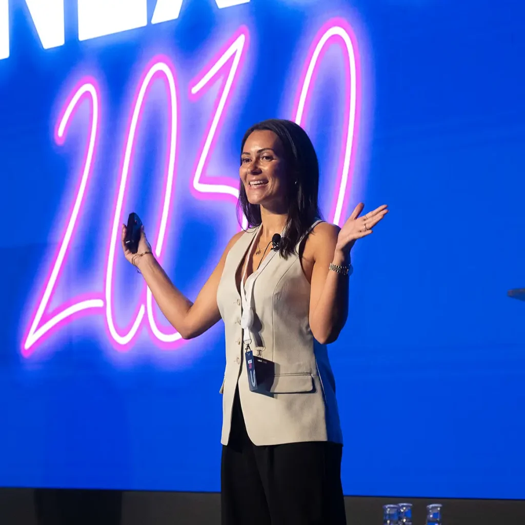 Main corporate event stage