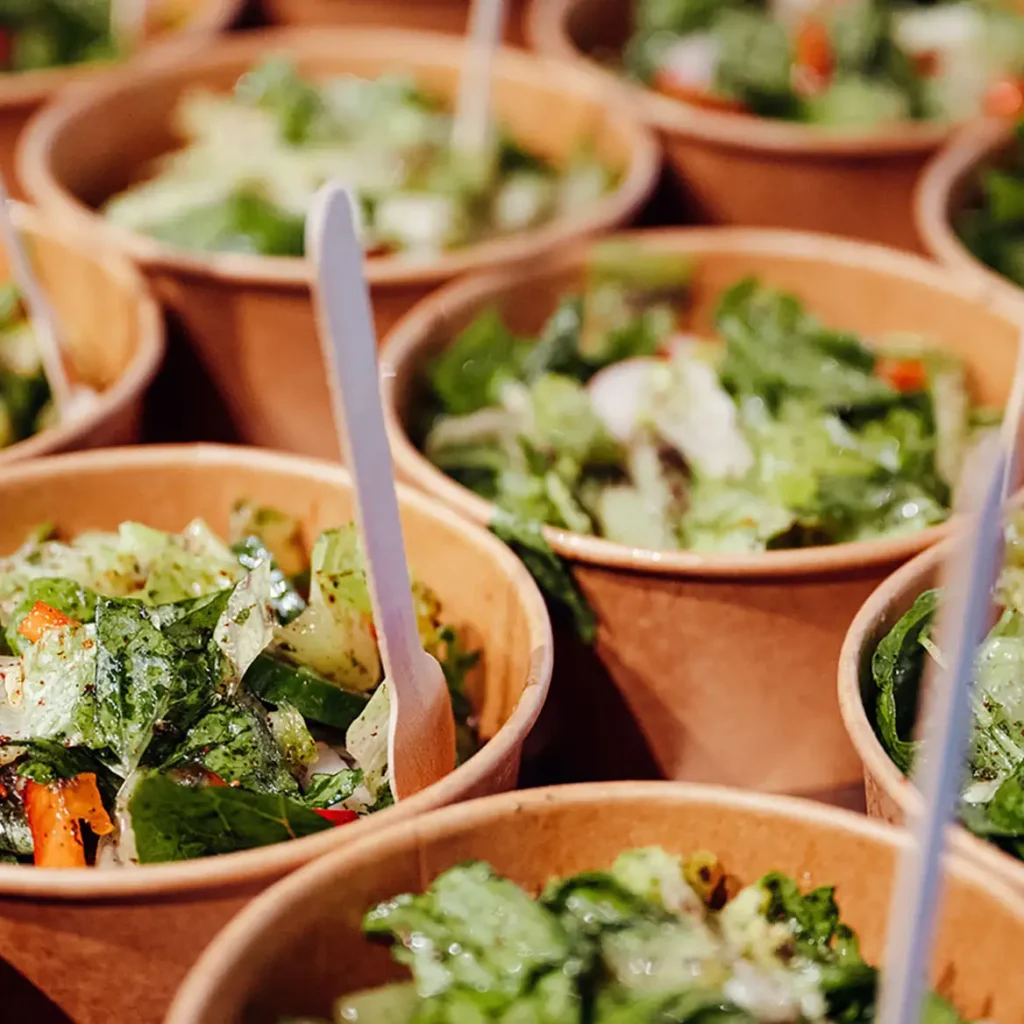 Event food sustainable materials