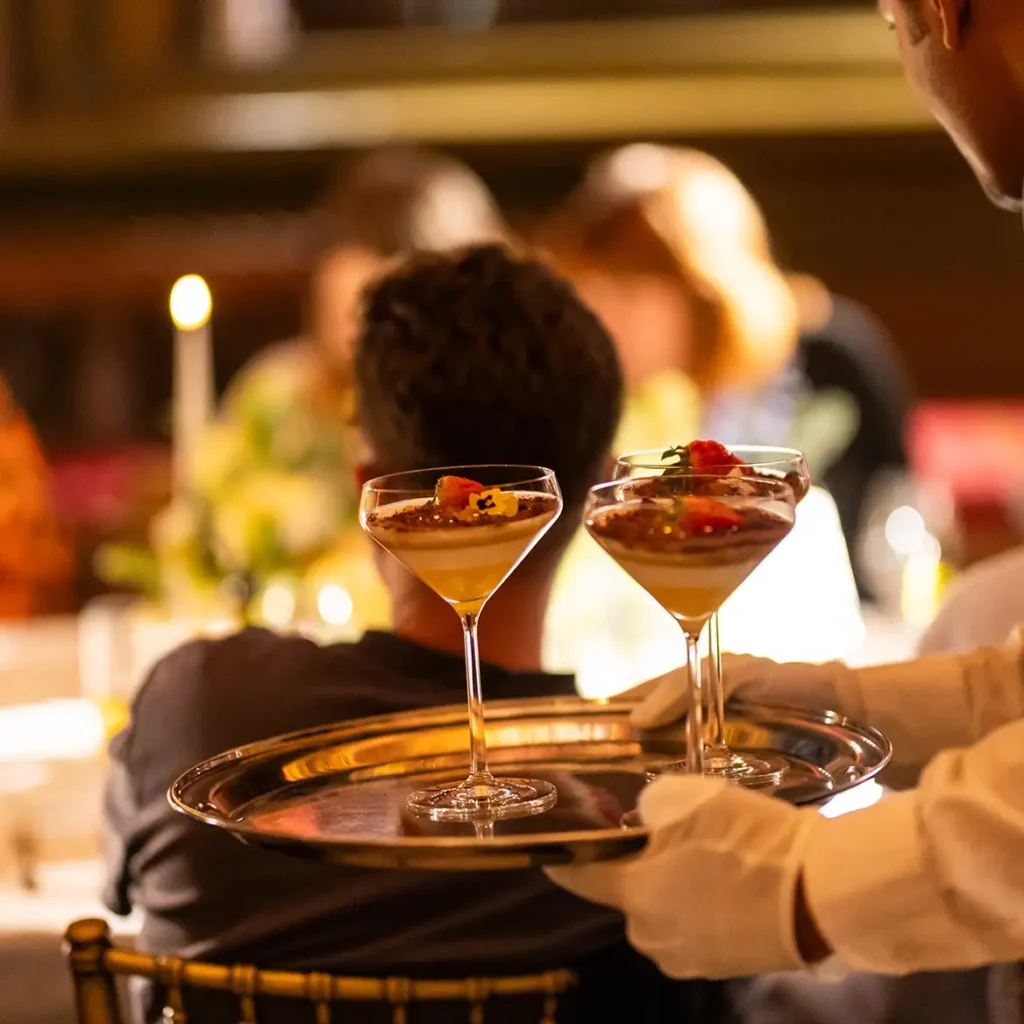 Corporate event dining experience