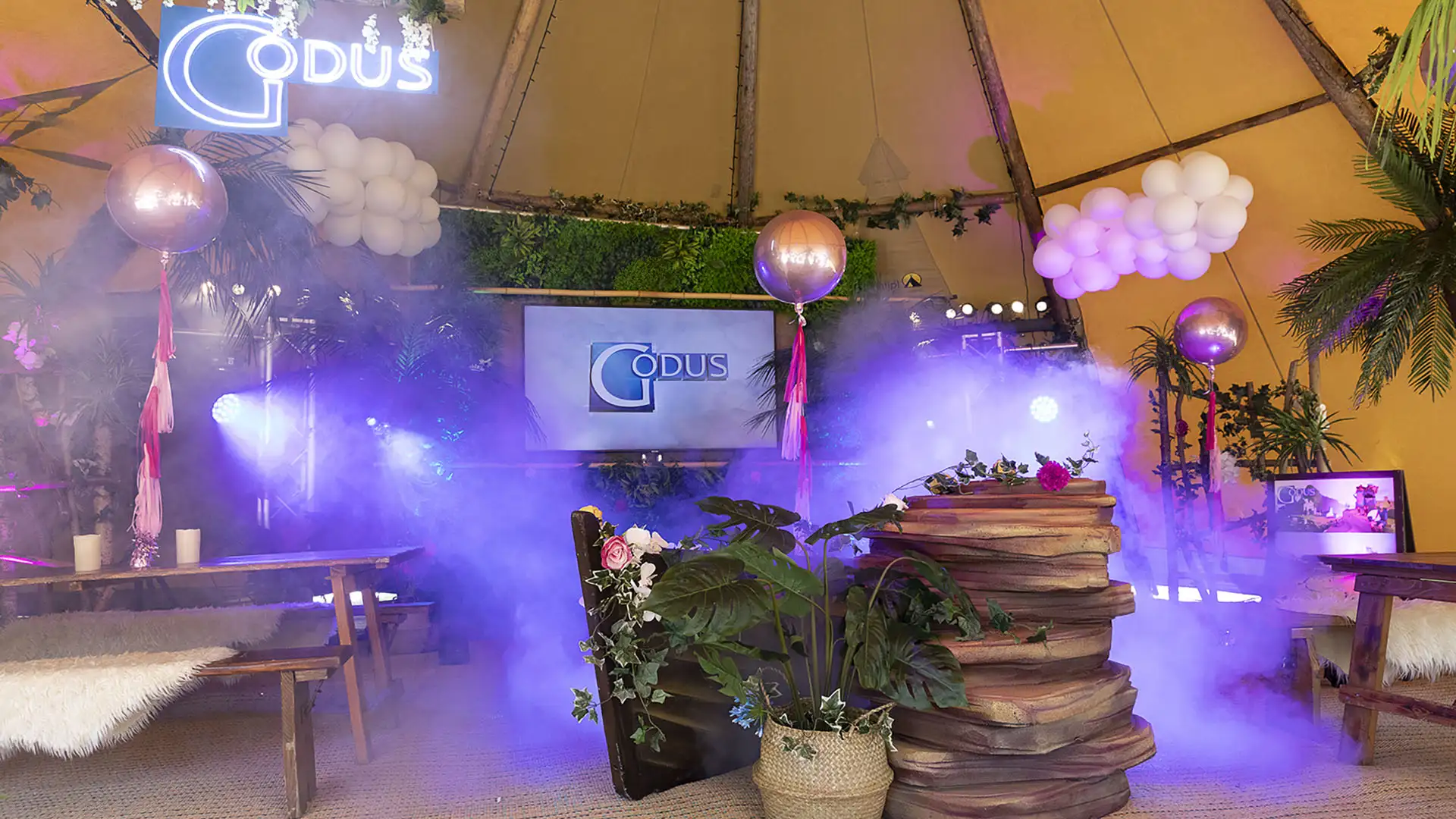 Creative event theming