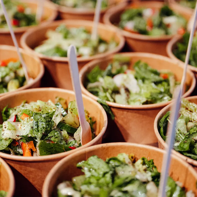 Eco friendly event materials