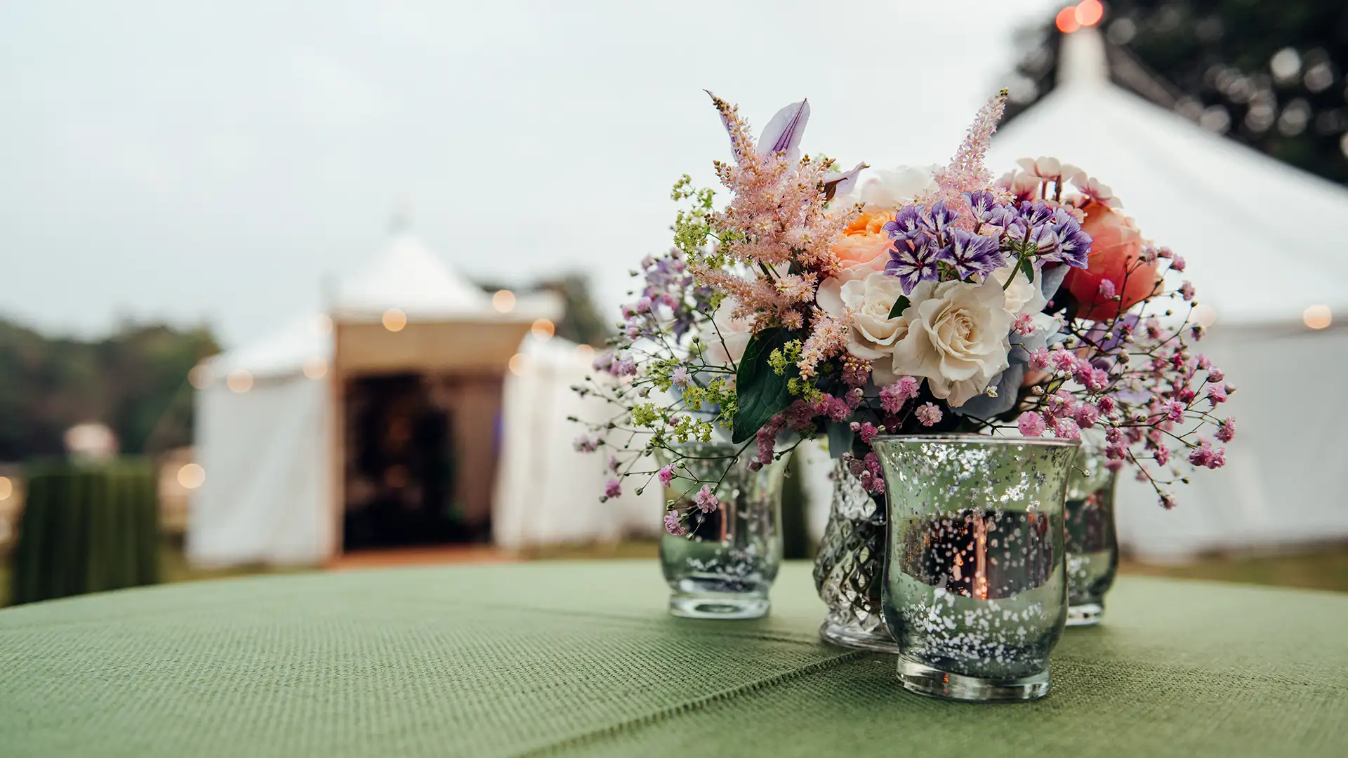Enchanted forest birthday theming