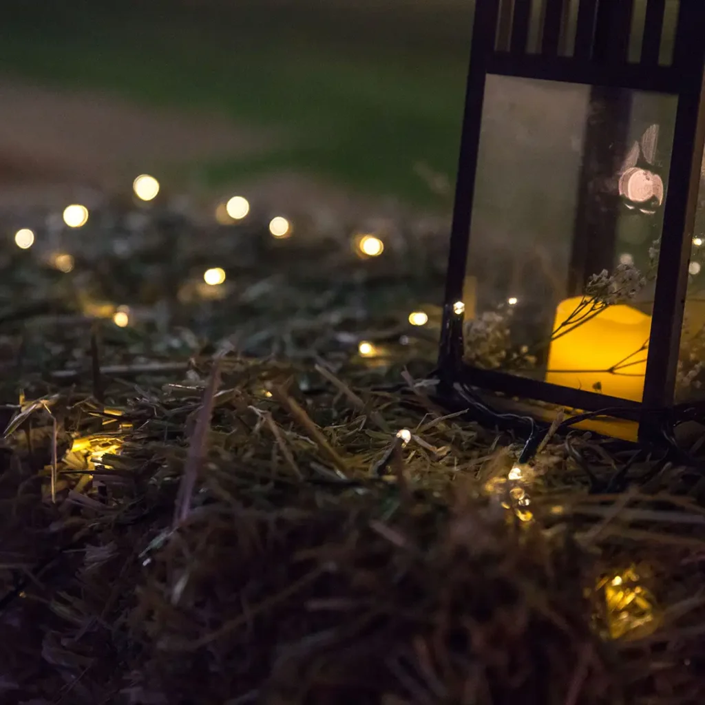 Fairy lights and lanterns
