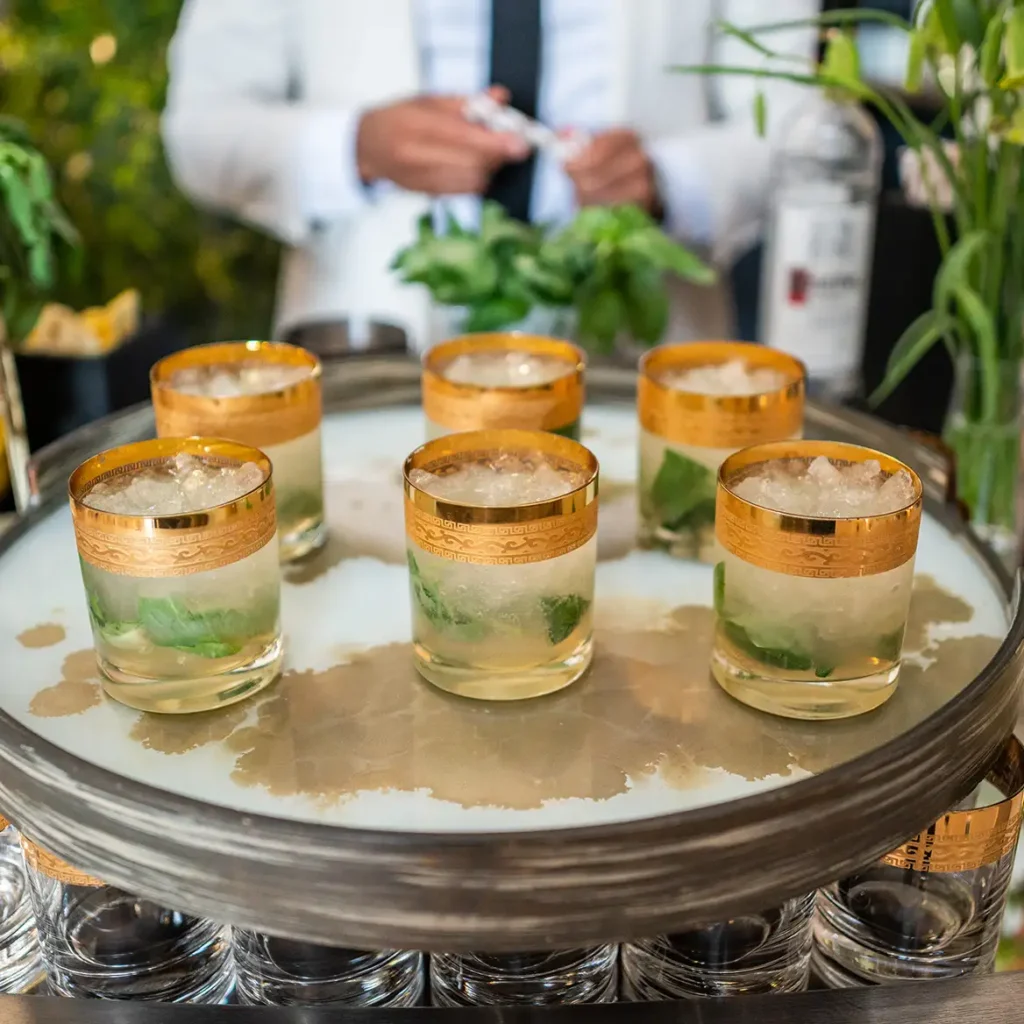 Luxury event drinks
