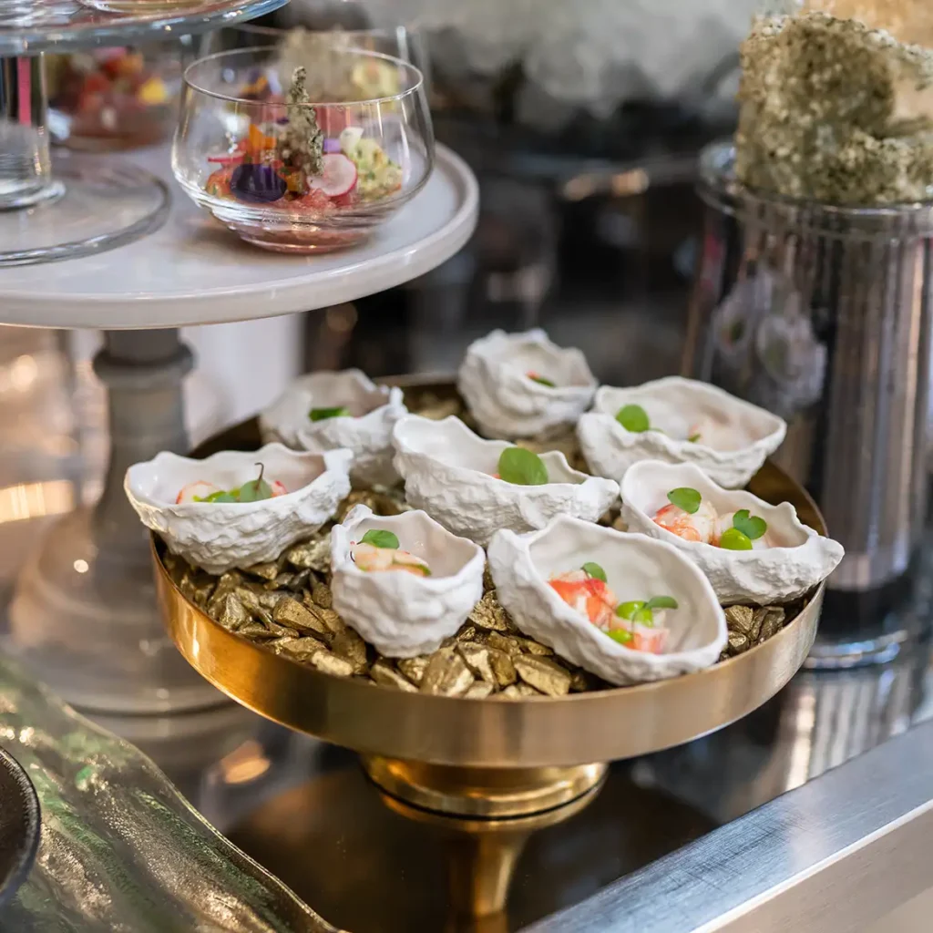 Fine dining seafood bar