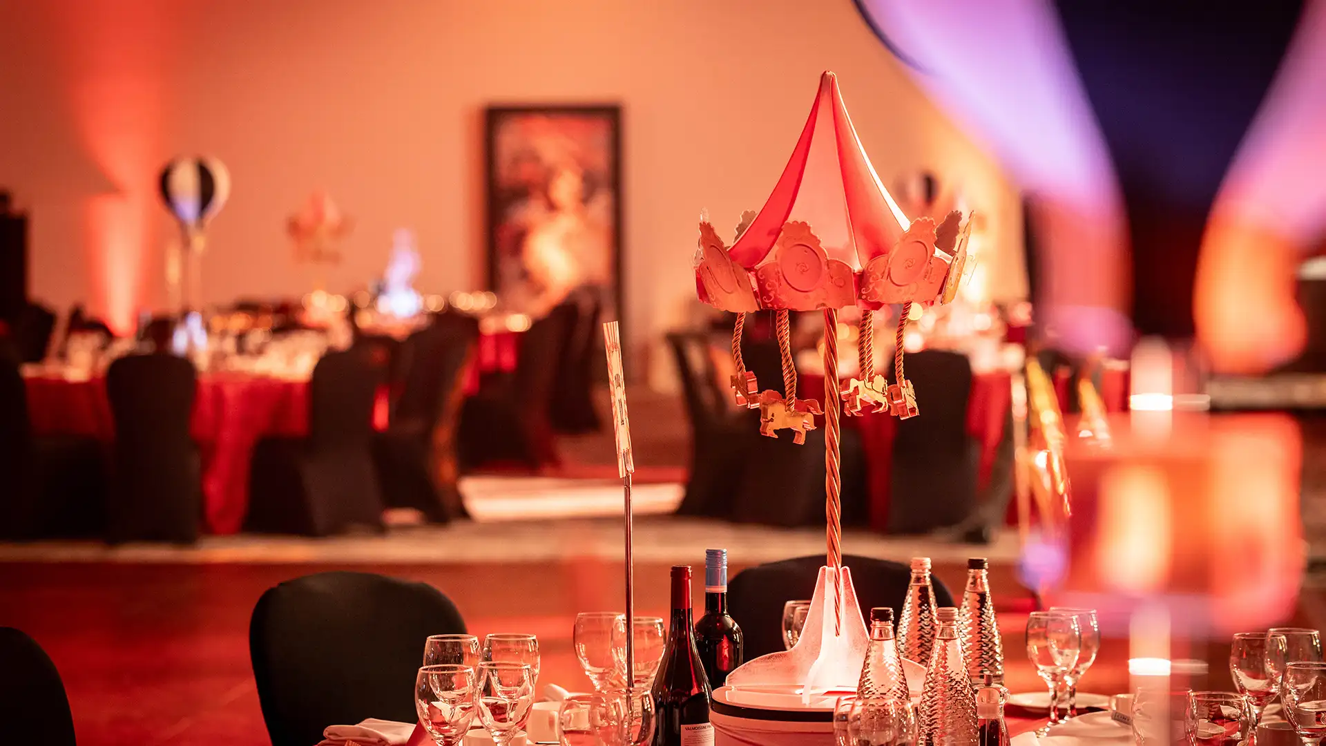 Creative event design for Greatest Showman