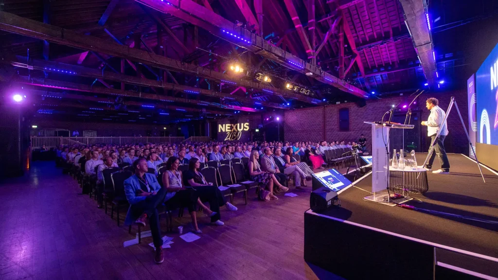 Large immersive company conference in London for 500 delegates