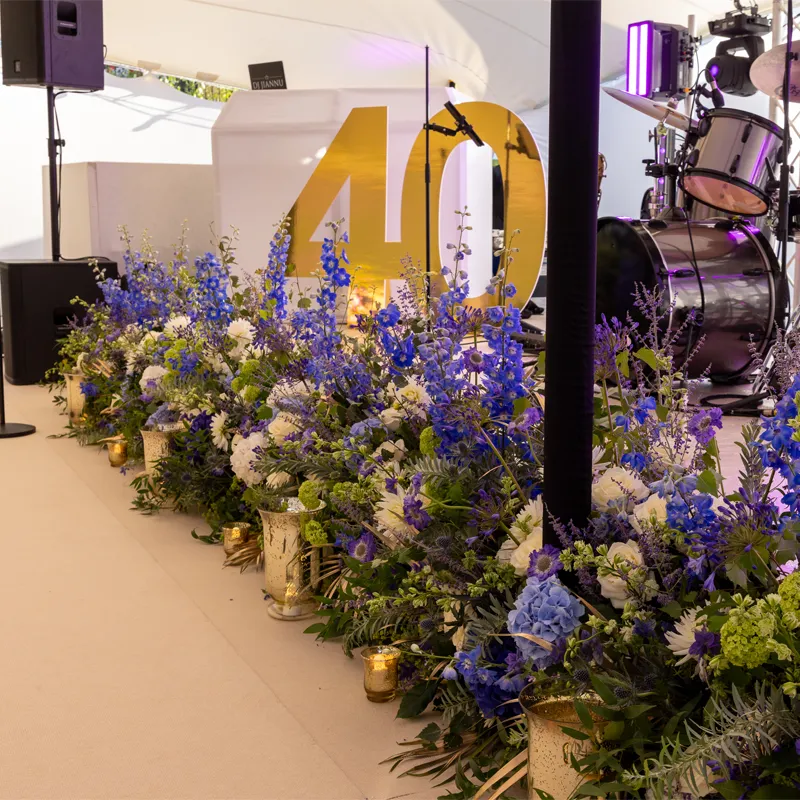 Luxury birthday celebration