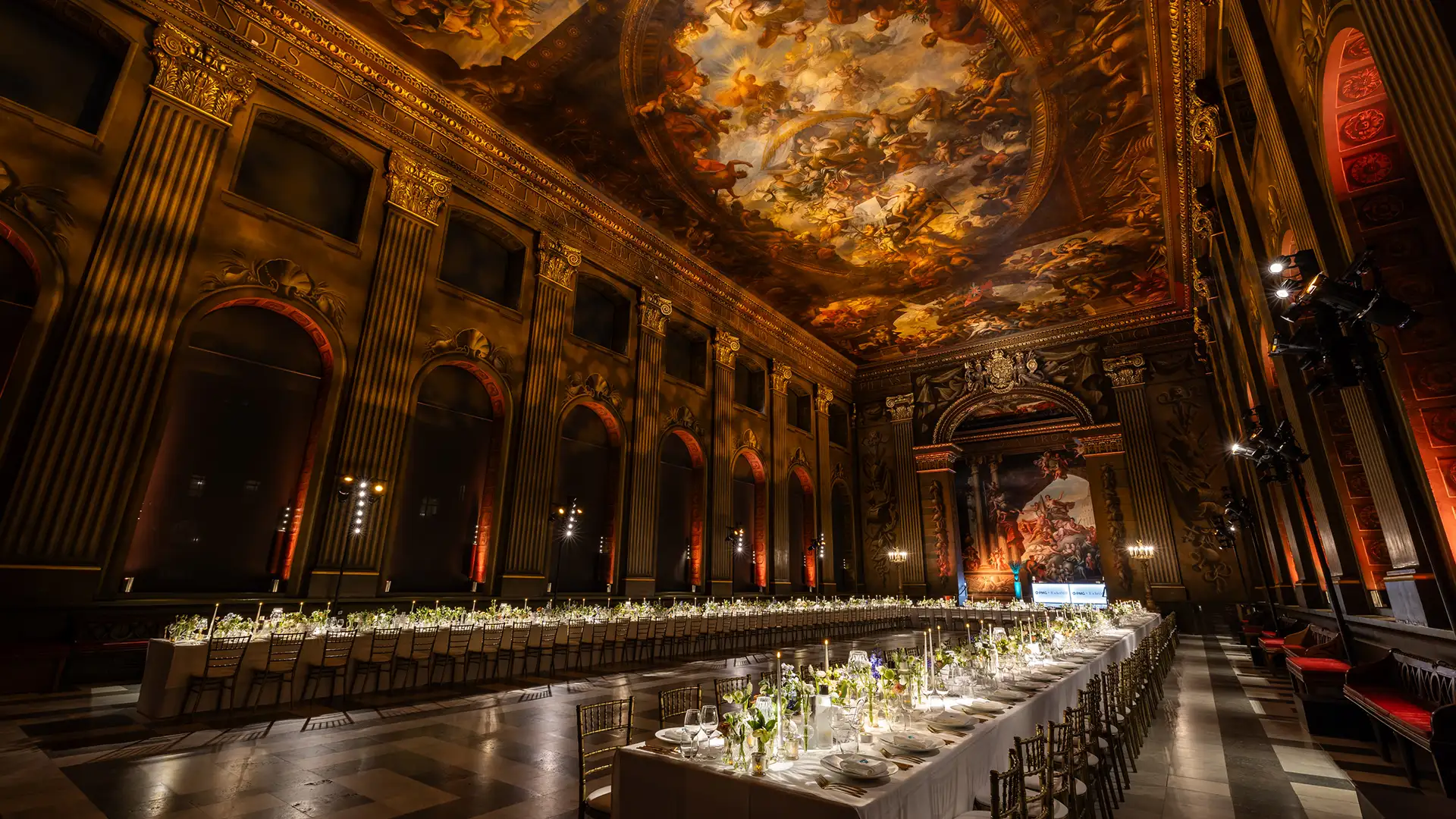 Luxury corporate dining event in London
