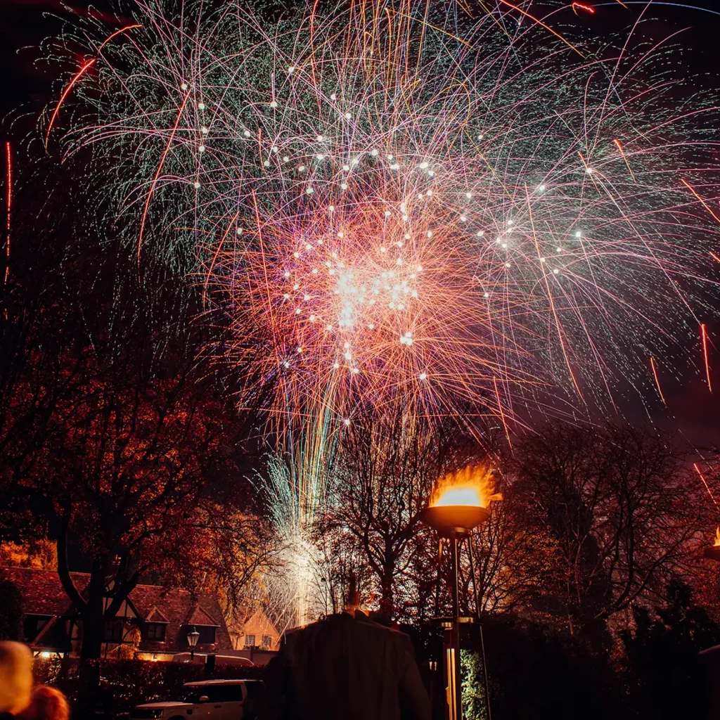 Private party fireworks