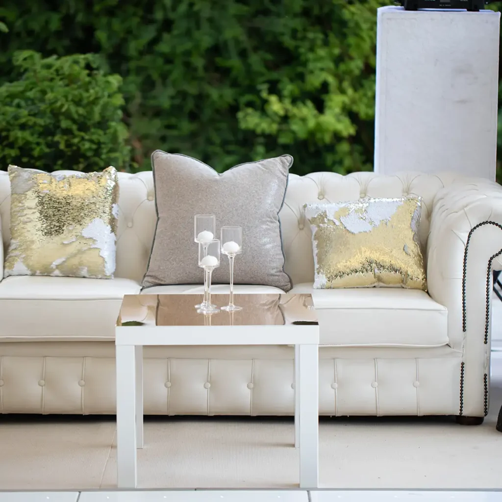 Summer party event furniture