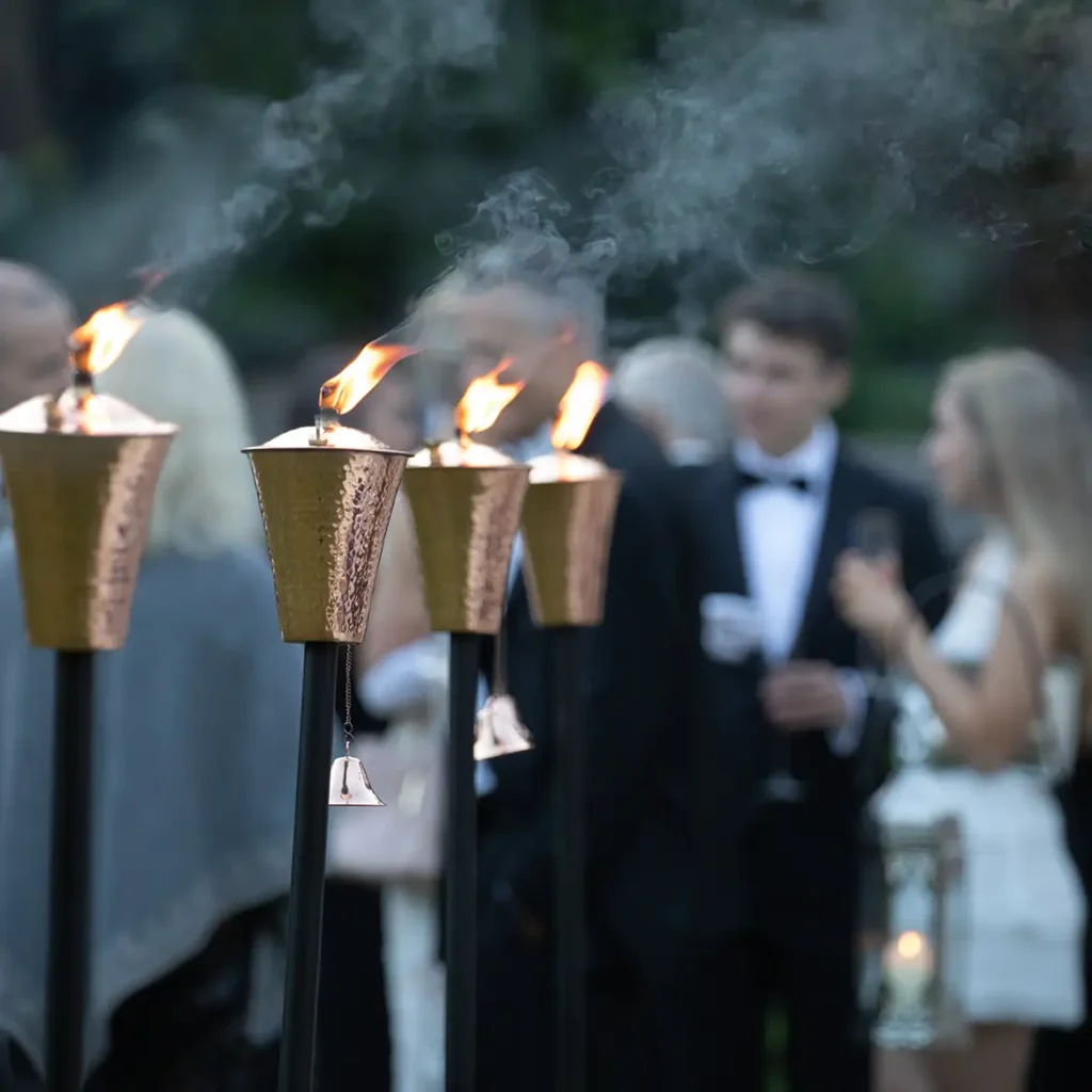 Black tie garden party