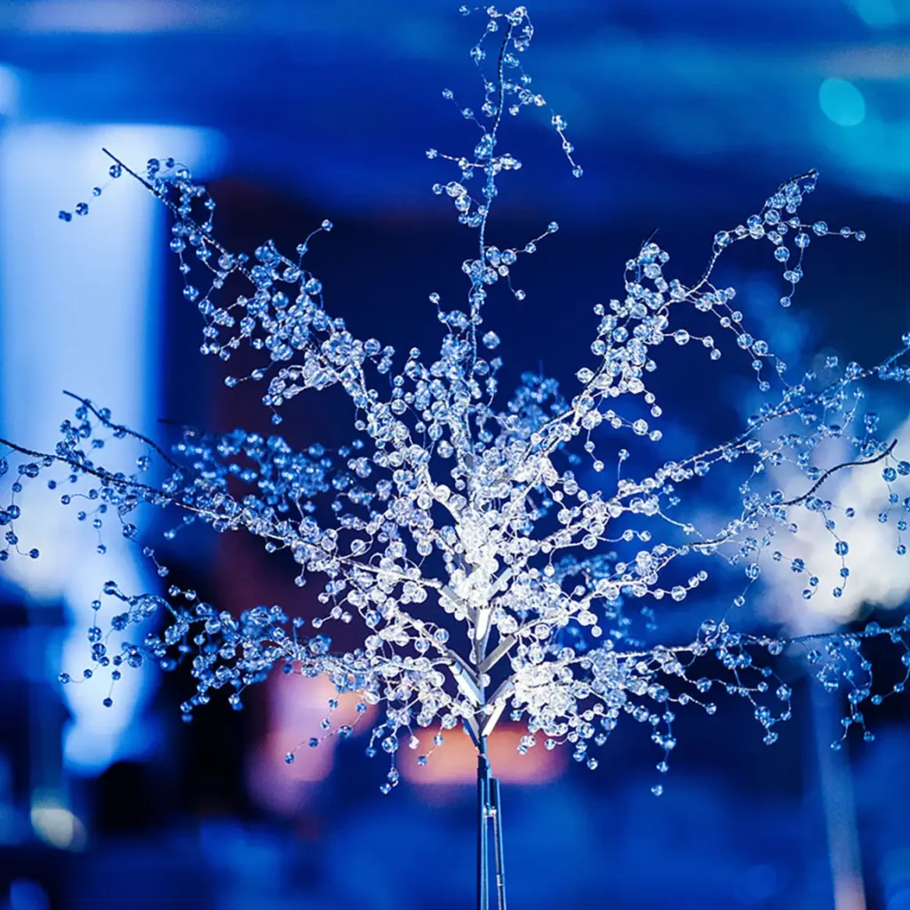 White Christmas party theme