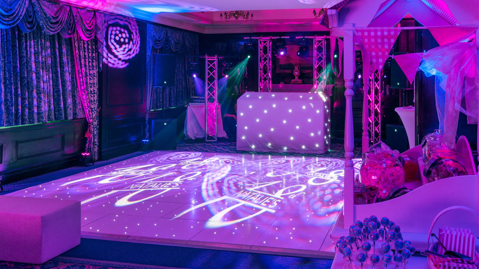 Pink-themed 18th birthday