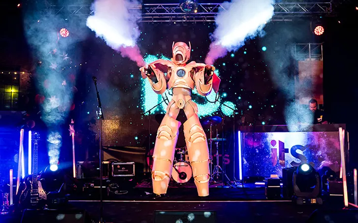 A space theme can be inspiring and different for a corporate event