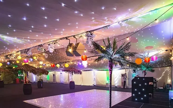Entice guests with colourful decorations and fabulous food