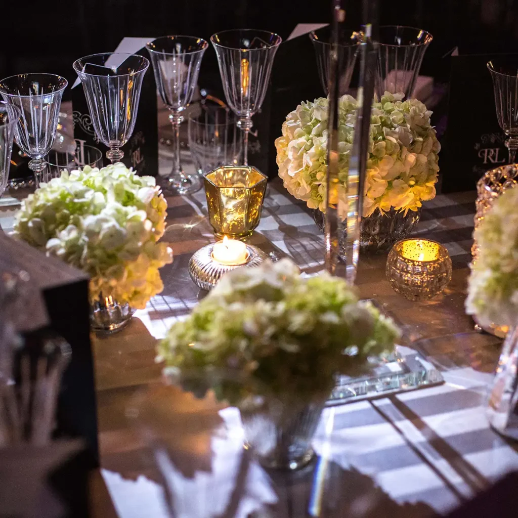 Hydrangea floral arrangements