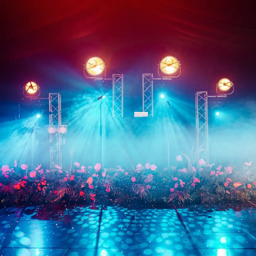 Staging and lighting