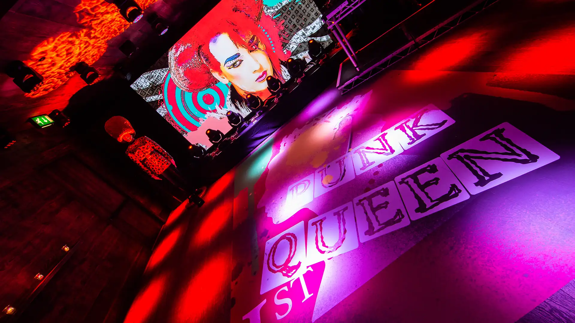 Gobos and themed artwork