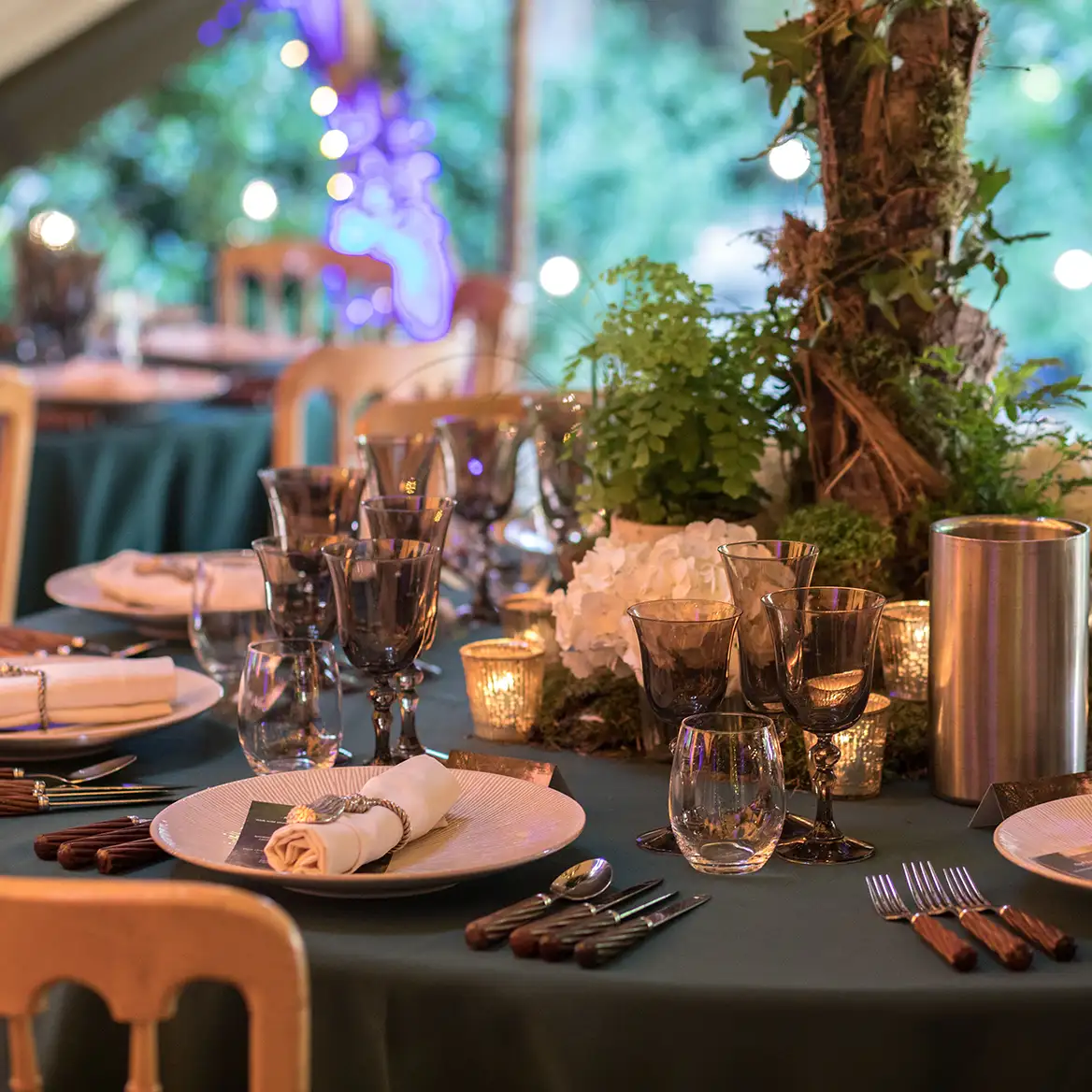Midsummer Night's Dream tablescape