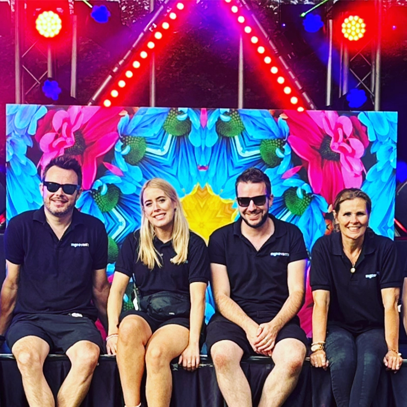 MGN Creative team onsite