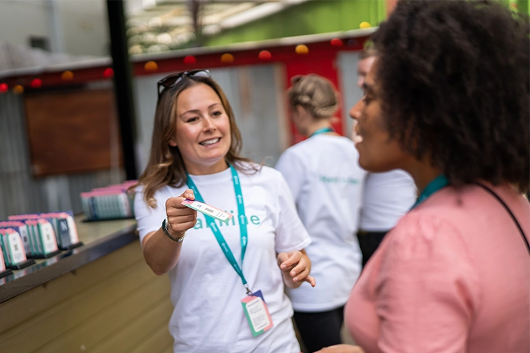 Freelance event team member onsite