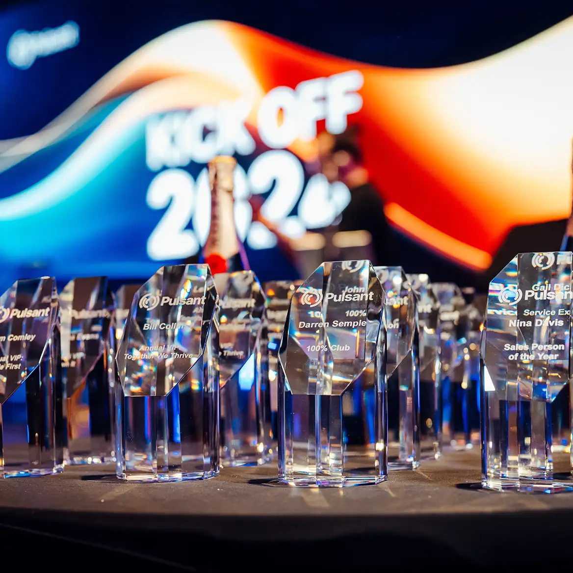 åwards at company kick off event in Newcastle