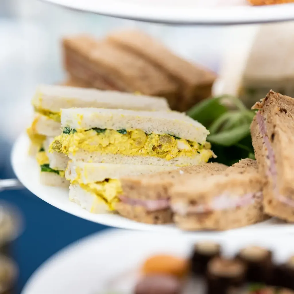 Traditional British Afternoon tea sandwiches