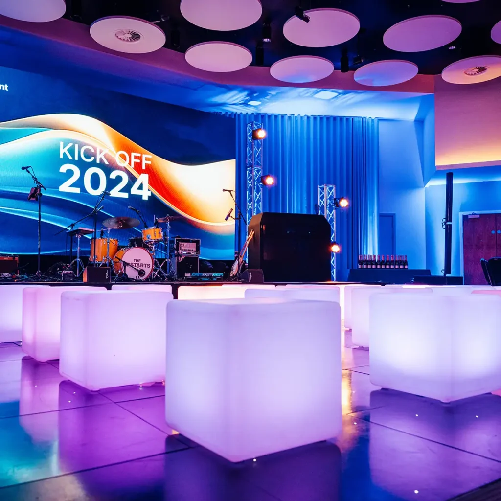 Ambient lighting aligned to brand