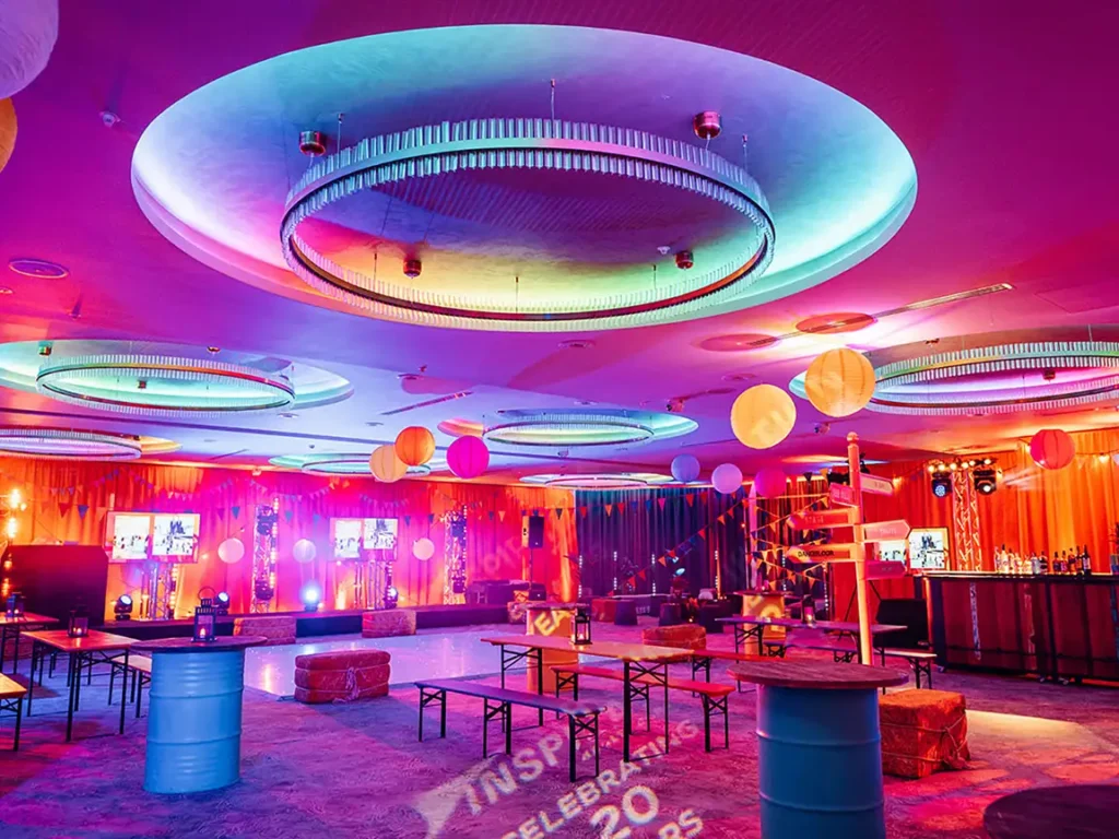 Corporate festival-themed party