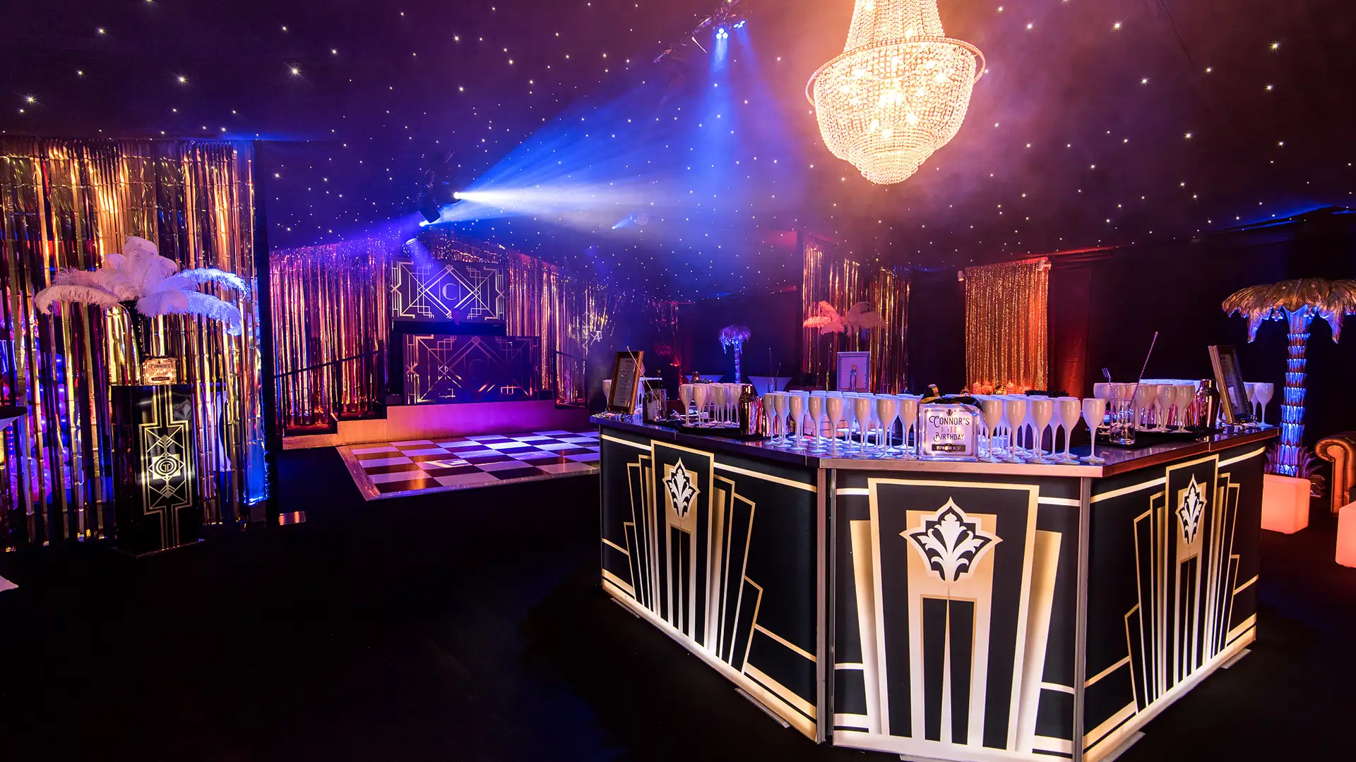 18th Birthday Gatsby Marquee