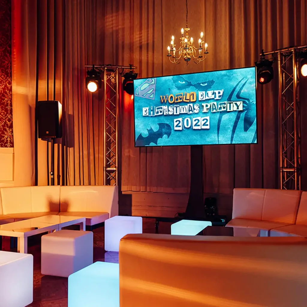 Chill out zone and tvs