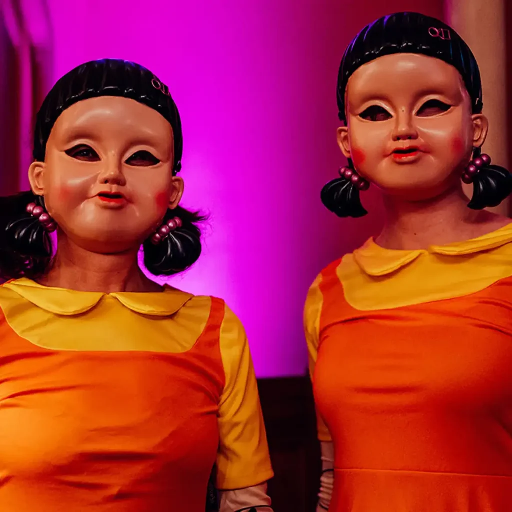 Squid games scary girl characters