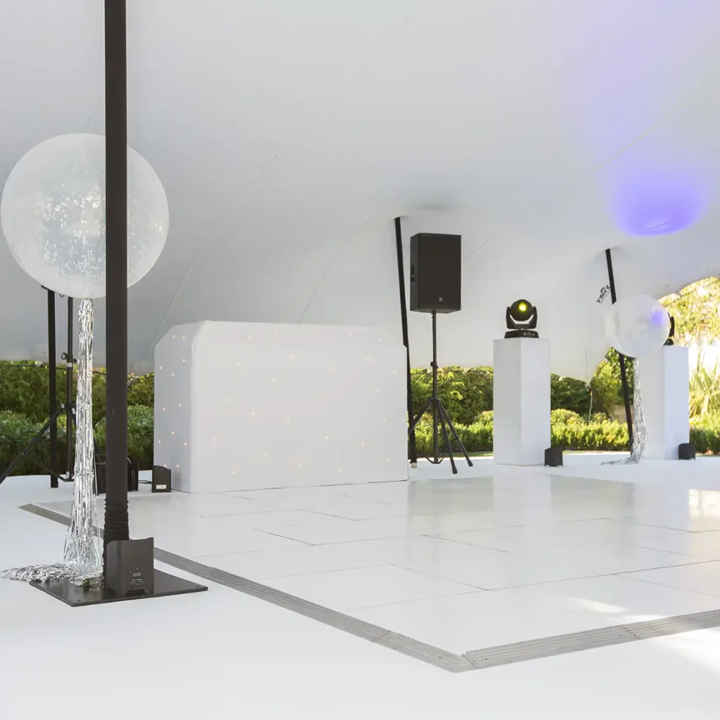 White LED dancefloor