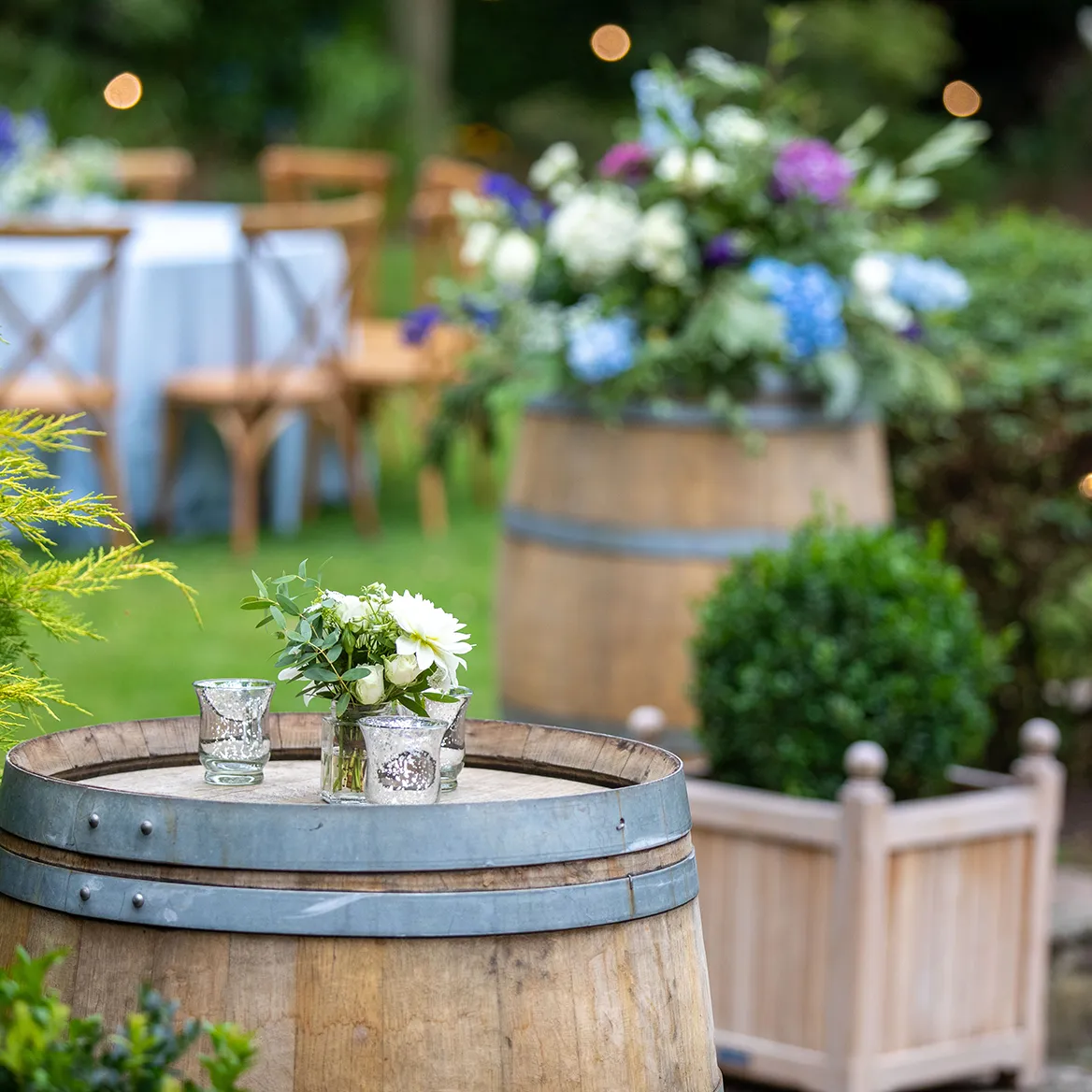 Garden tea party with florals