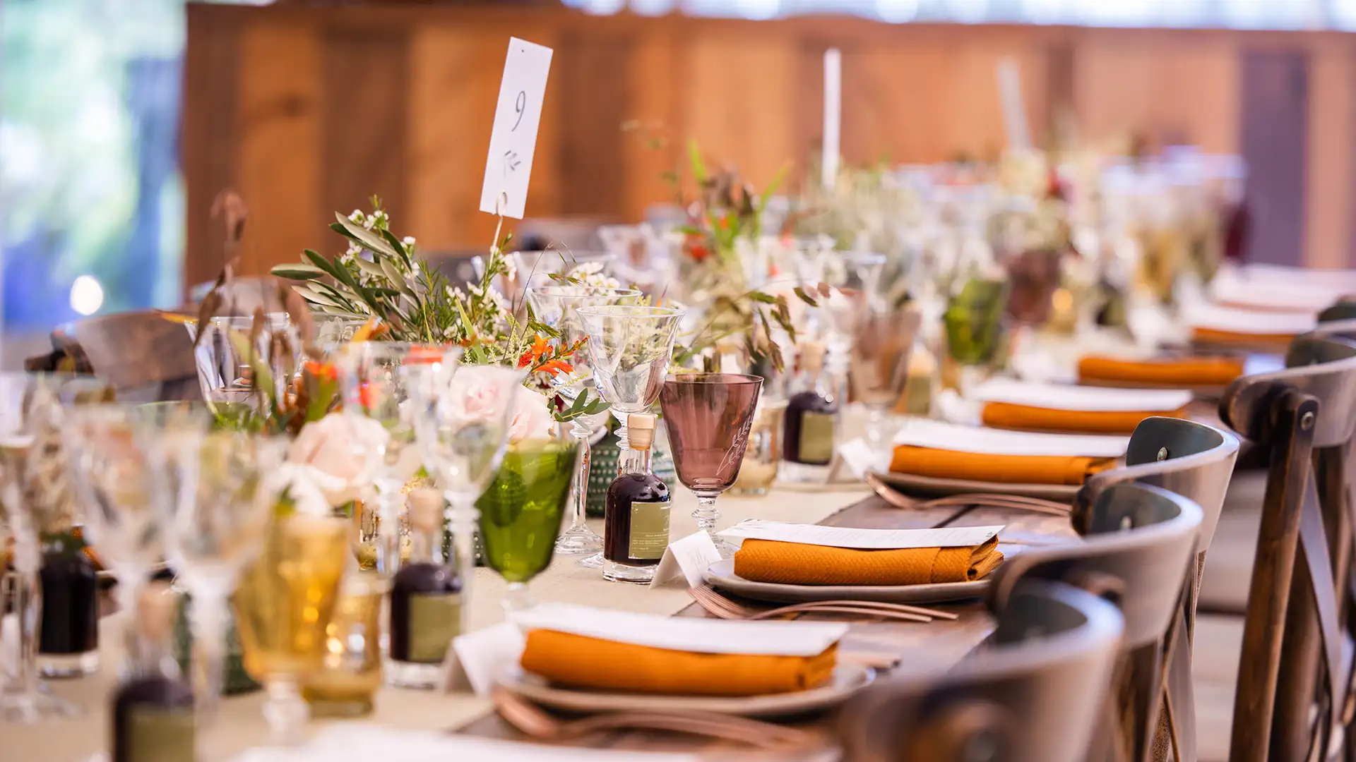 Wedding reception at home in Surrey