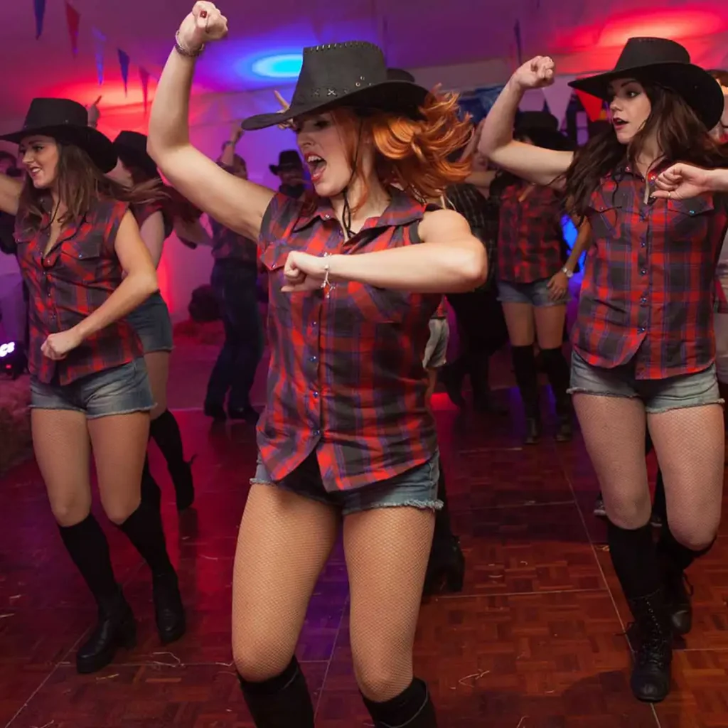 Wild West dancers
