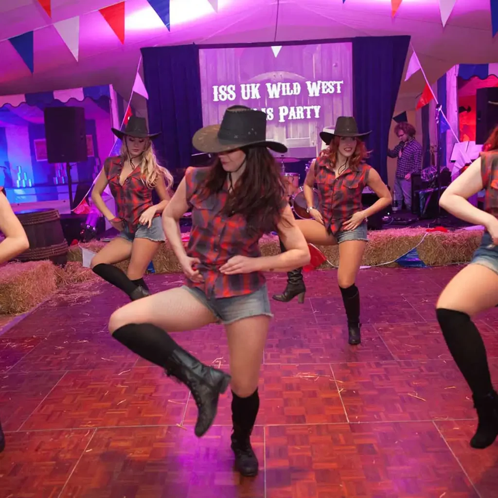 Wild West Themed event dancers