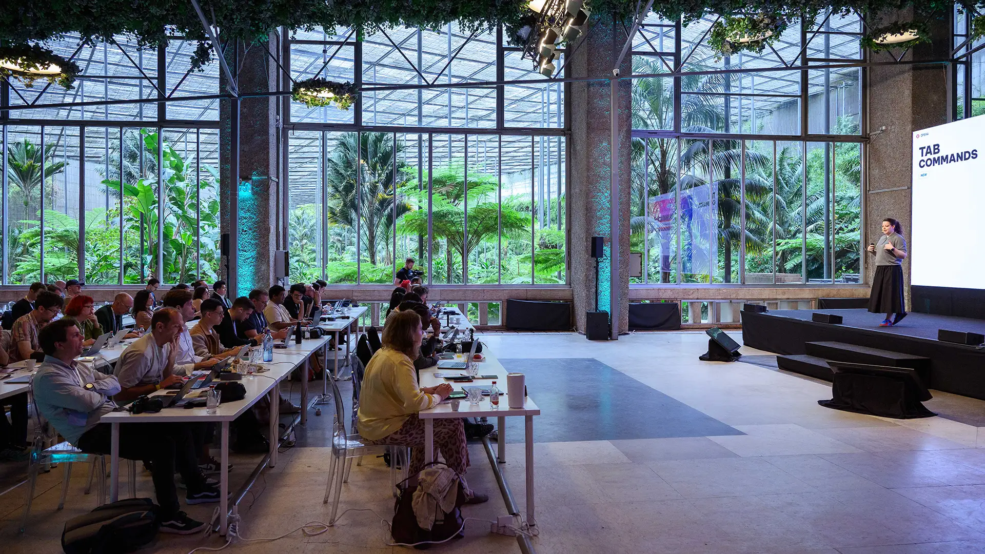 Large event space in Botanical Gardens in Lisbon, Portugal