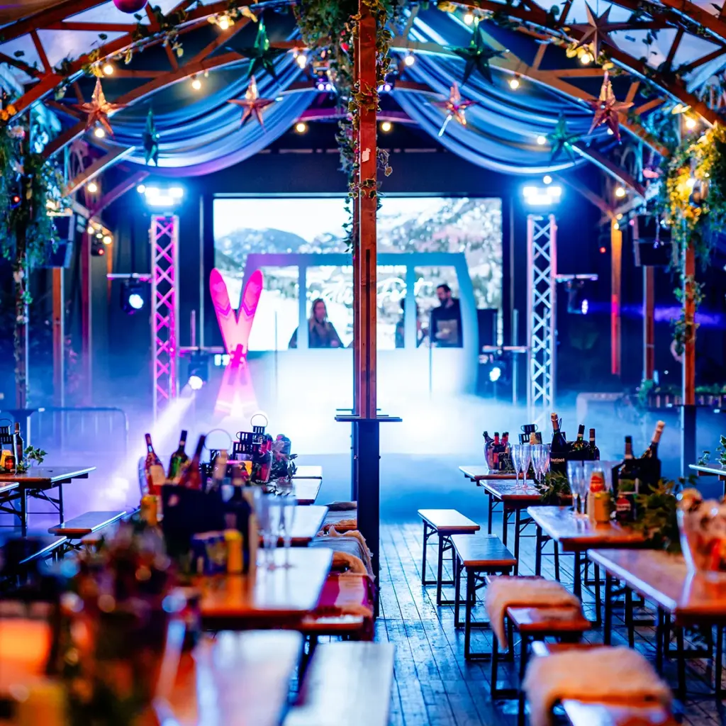 Apres ski themed Christmas party