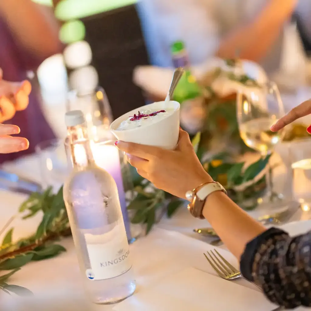 Greek dips being shared