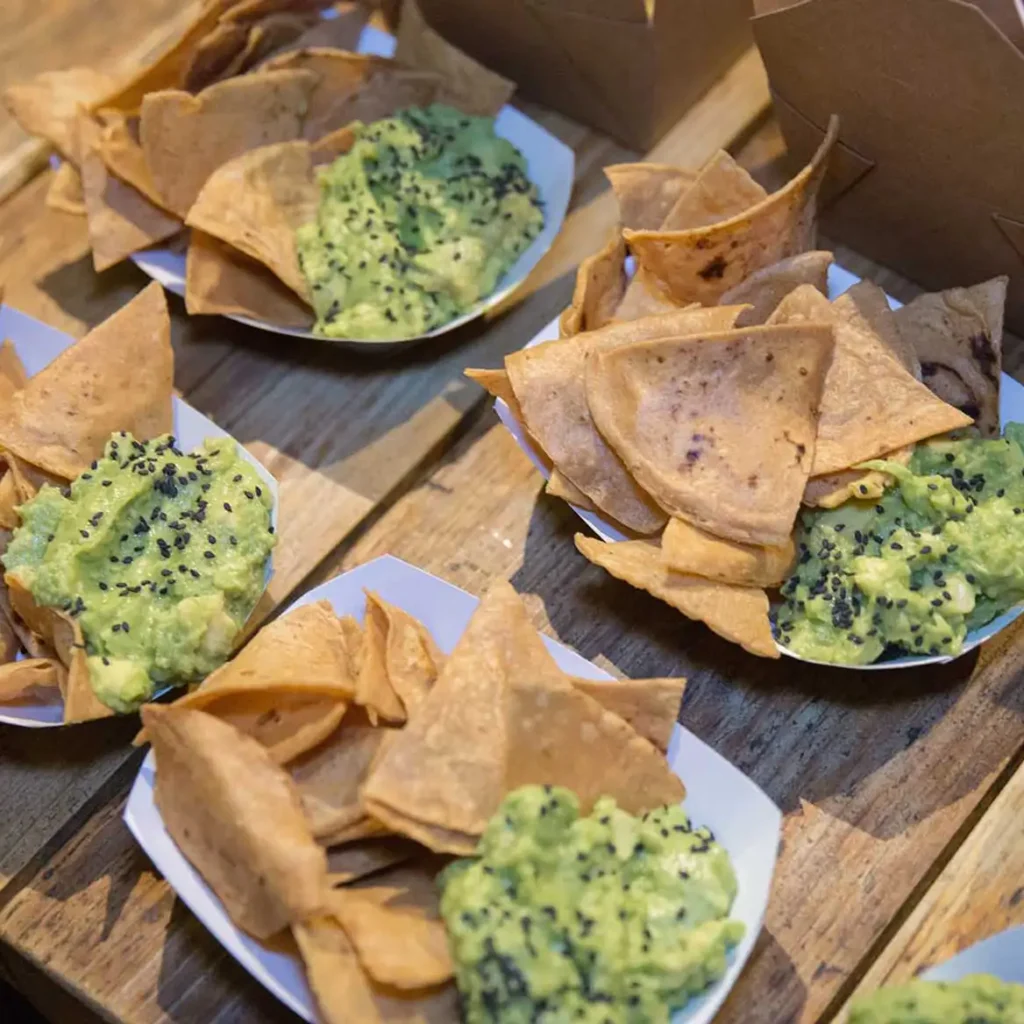 Guacamole and nachos